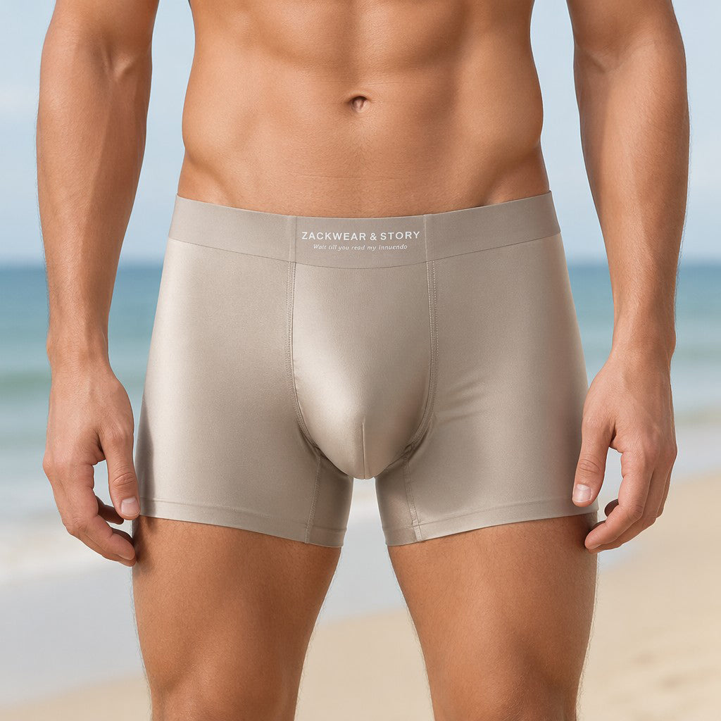 High-grade silky cool boxer briefs