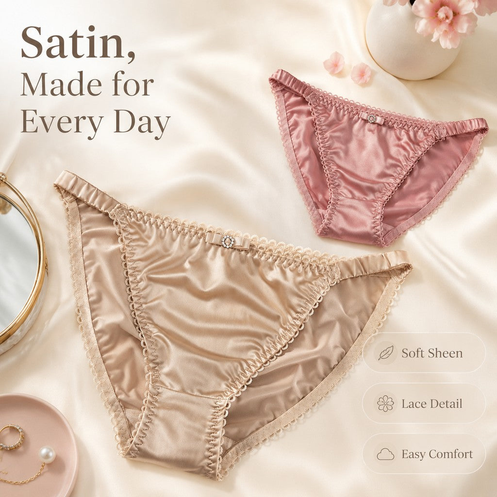QS Satin Silky Sexy Briefs