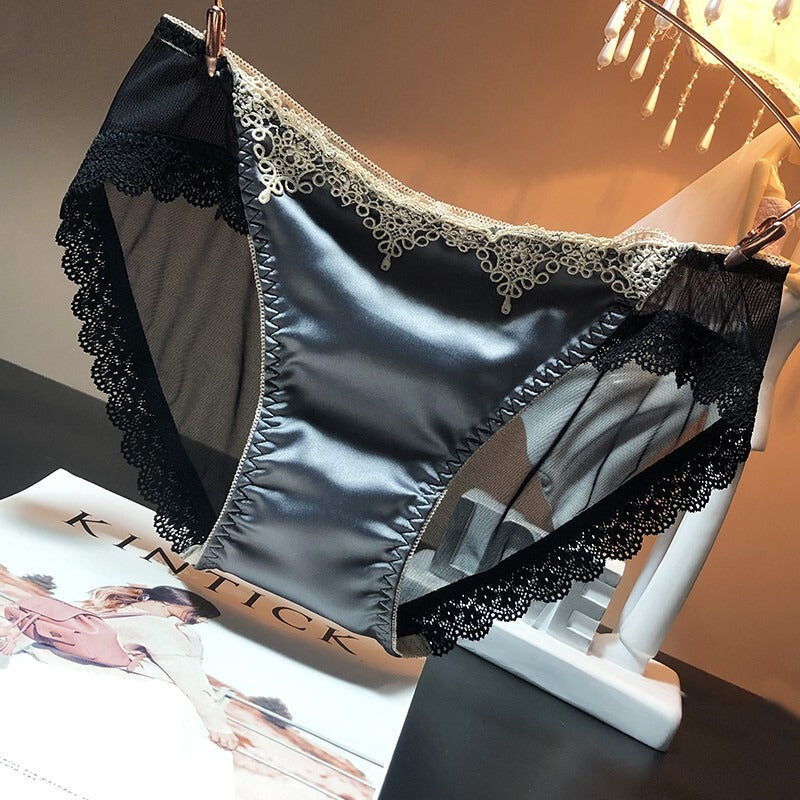 QS Semi-transparent Lace Panty