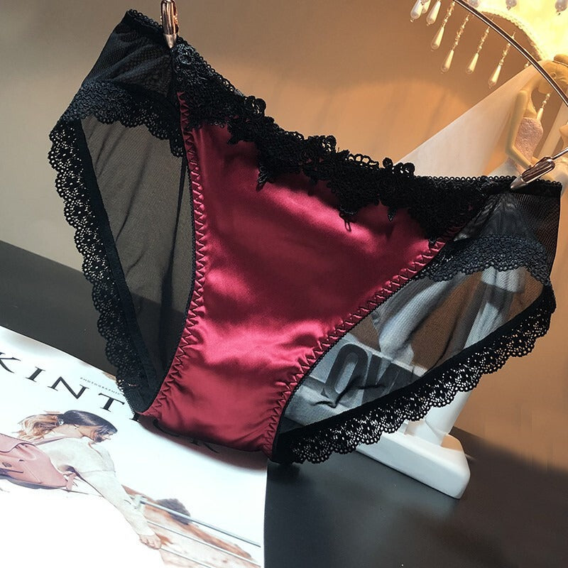QS Semi-transparent Lace Panty