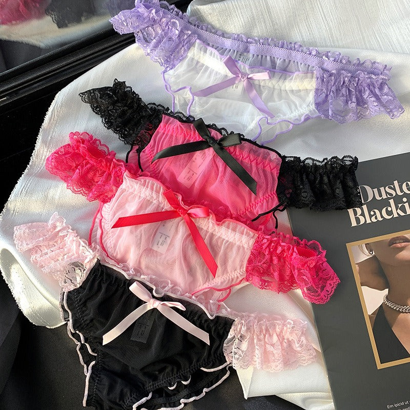 QS Playful Sweetheart Satin Briefs