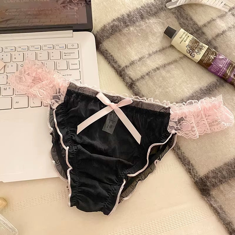 QS Playful Sweetheart Satin Briefs