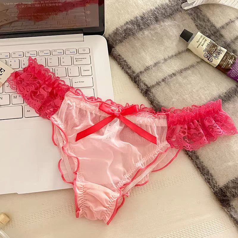QS Playful Sweetheart Satin Briefs