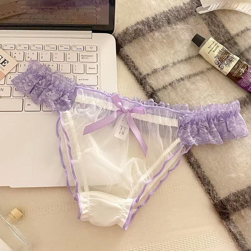 QS Playful Sweetheart Satin Briefs