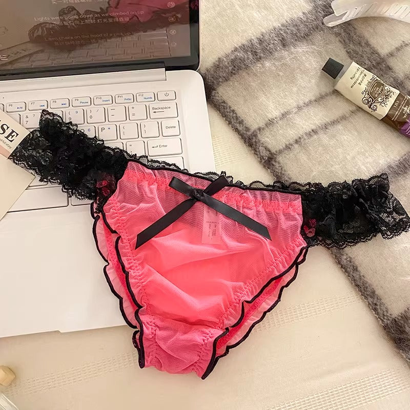 QS Playful Sweetheart Satin Briefs