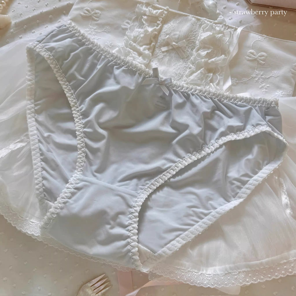 QS Lace Trim Silky Panties