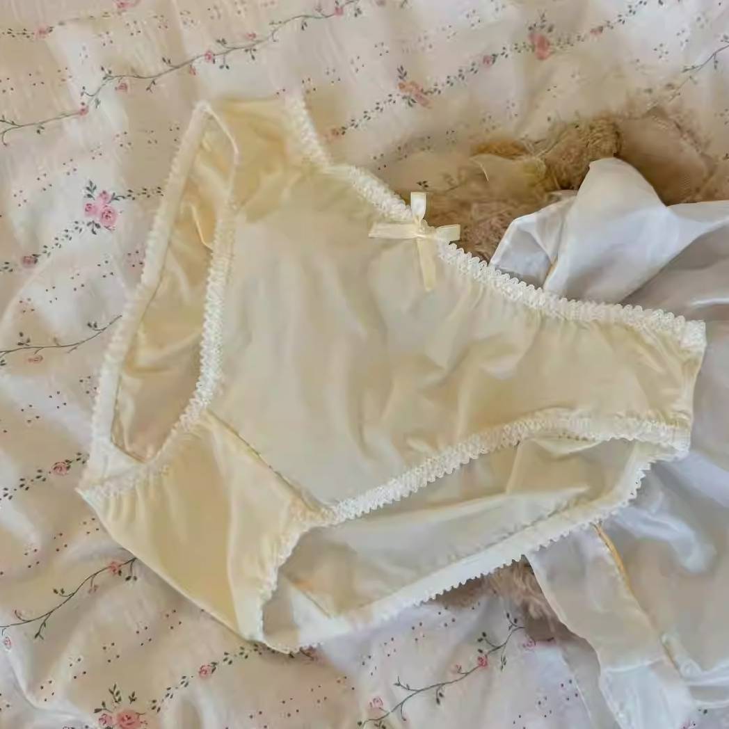 QS Lace Trim Silky Panties