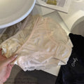 QS Rhinestone-studded Silk Satin Briefs