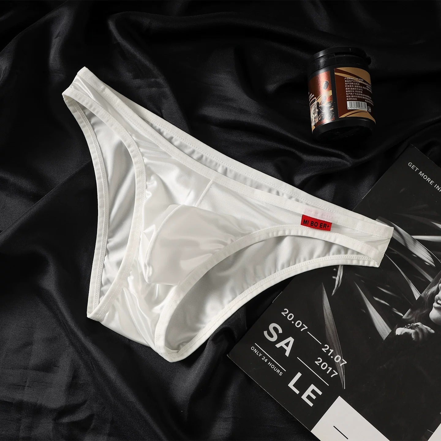 QS Silky Satin Low-rise Sexy Briefs