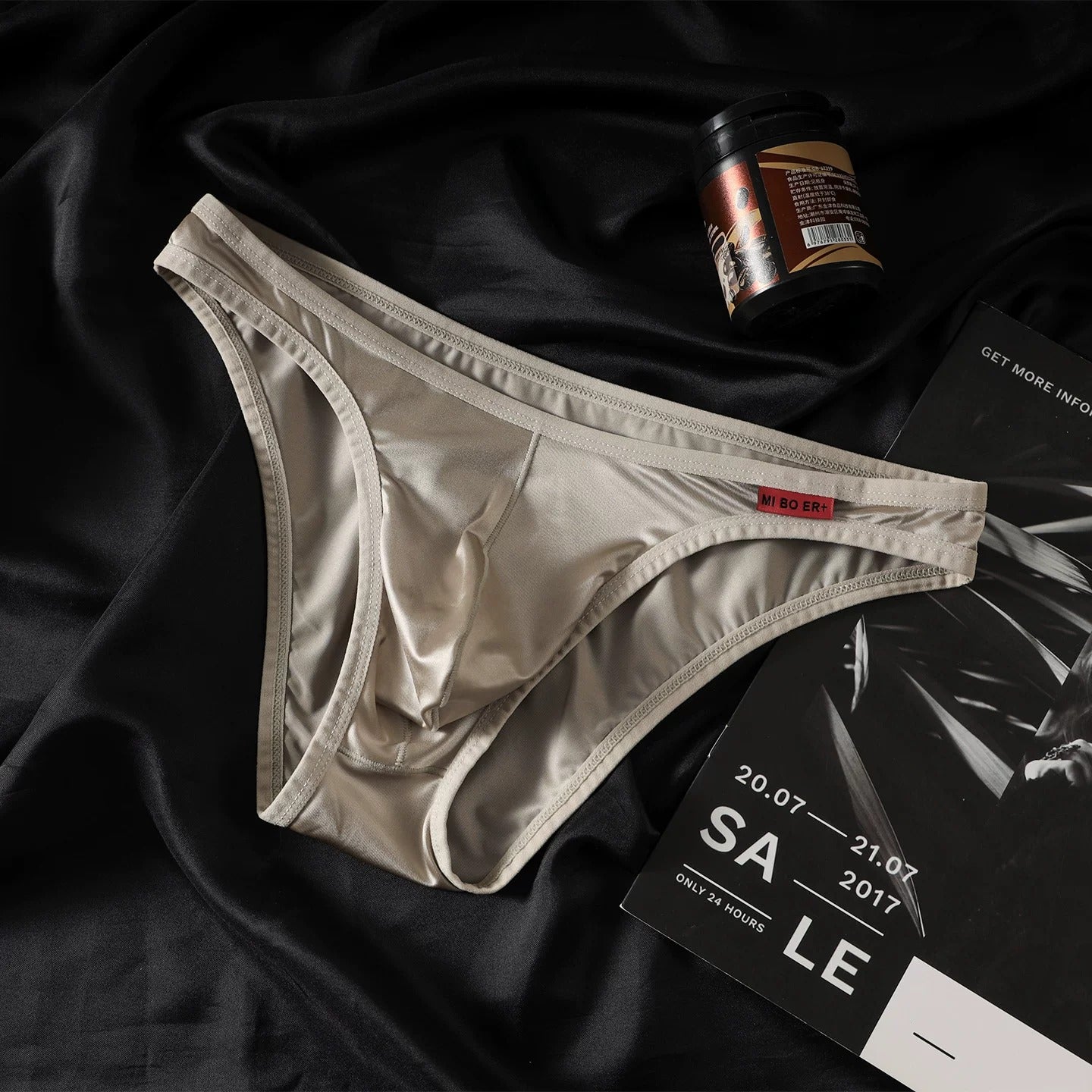 QS Silky Satin Low-rise Sexy Briefs