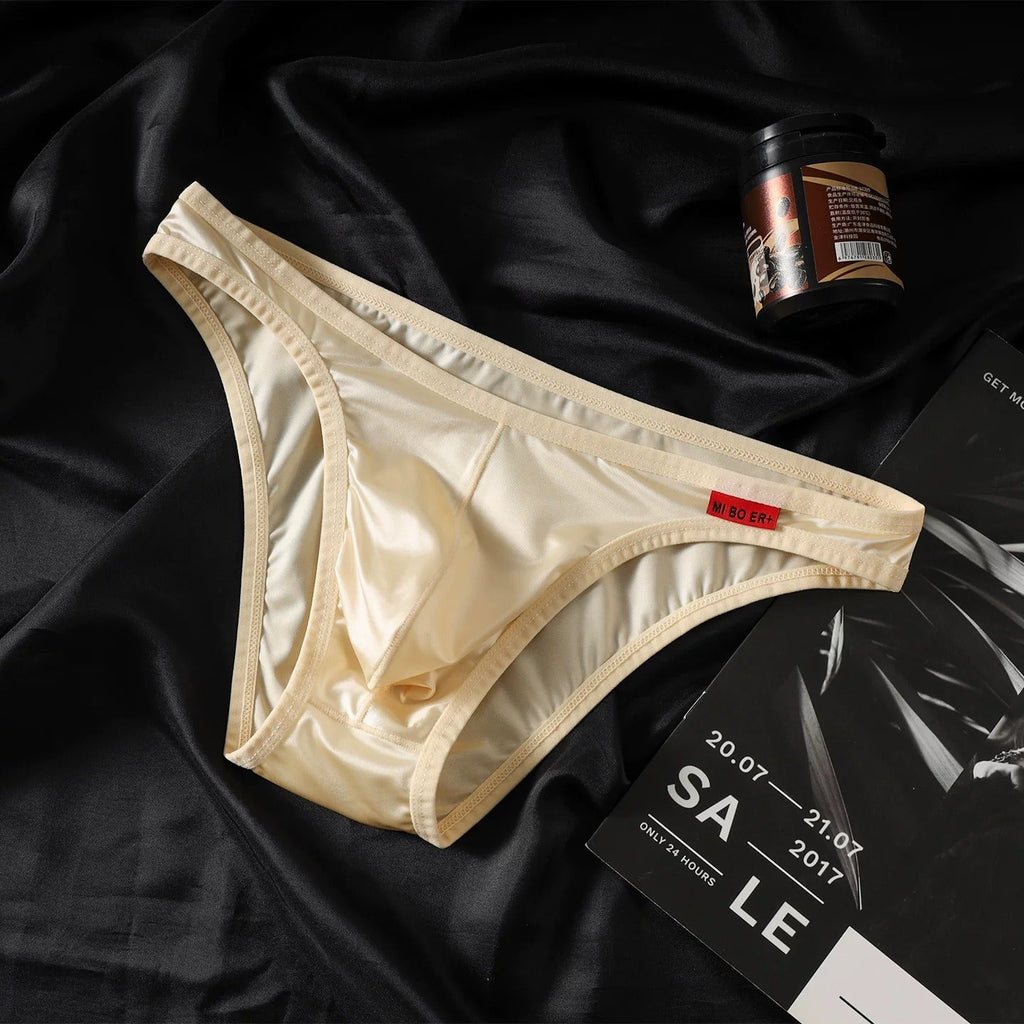 QS Silky Satin Low-rise Sexy Briefs