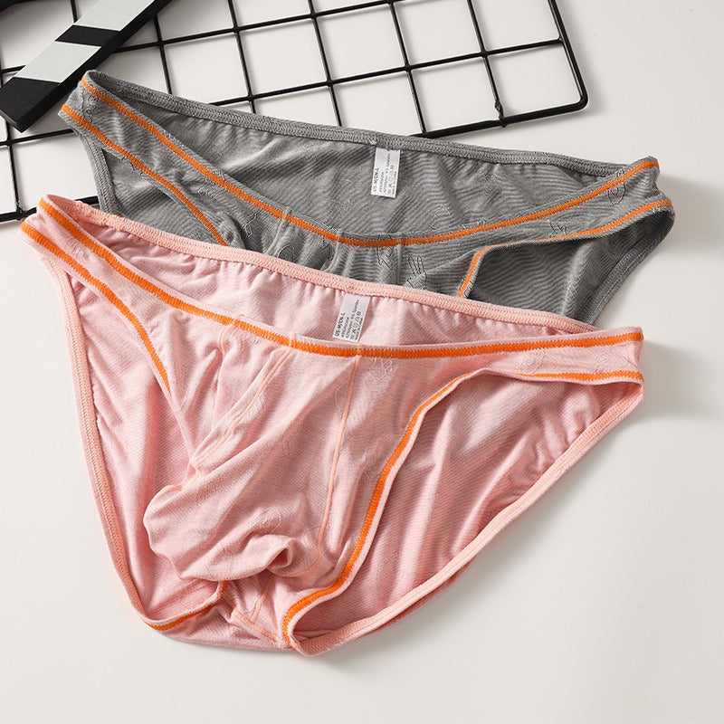 QS Contrasting Trim Breathable Cotton Briefs