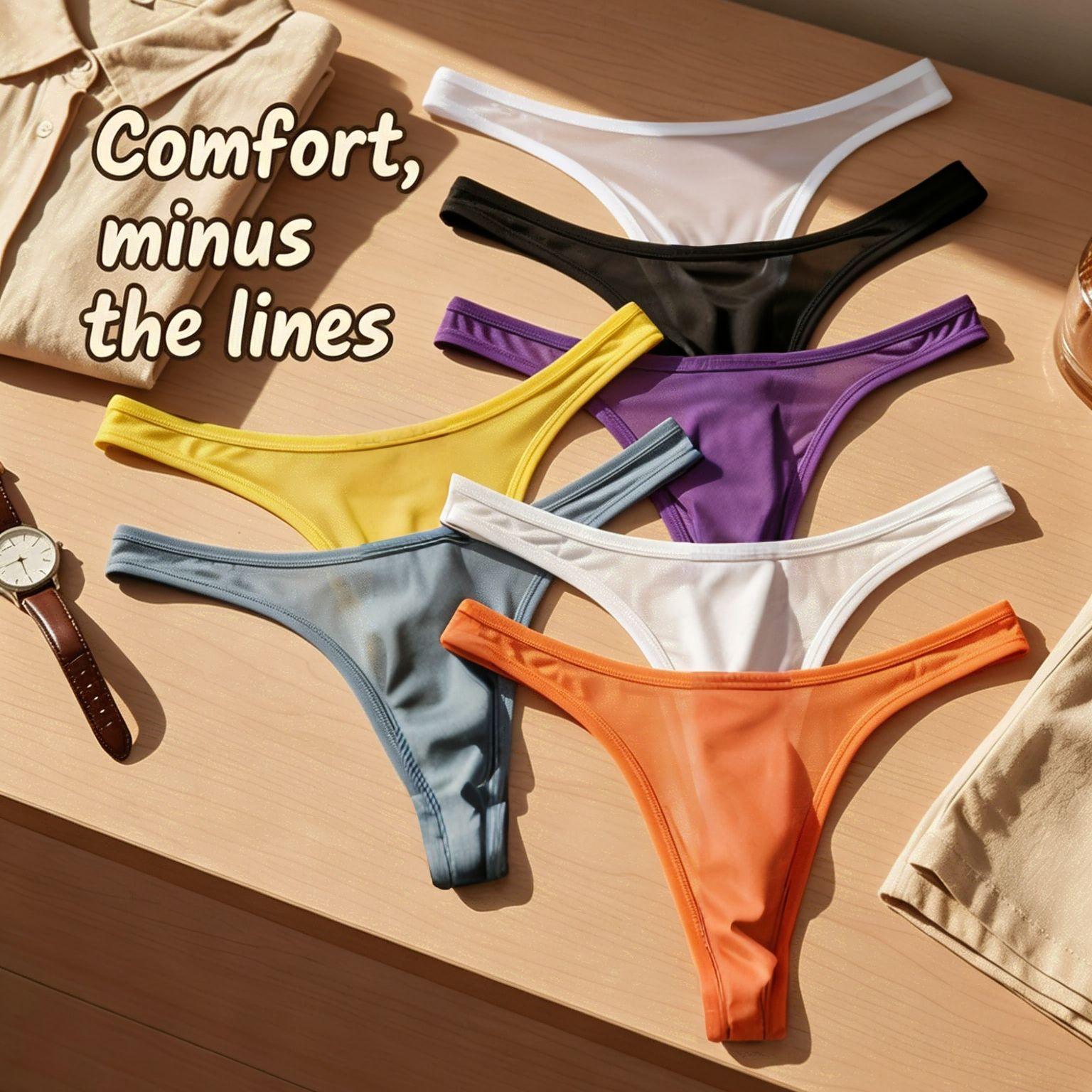 ZD【Hot Sale】Sexy See-Through Ultra-Thin Tech-Stretch Thong