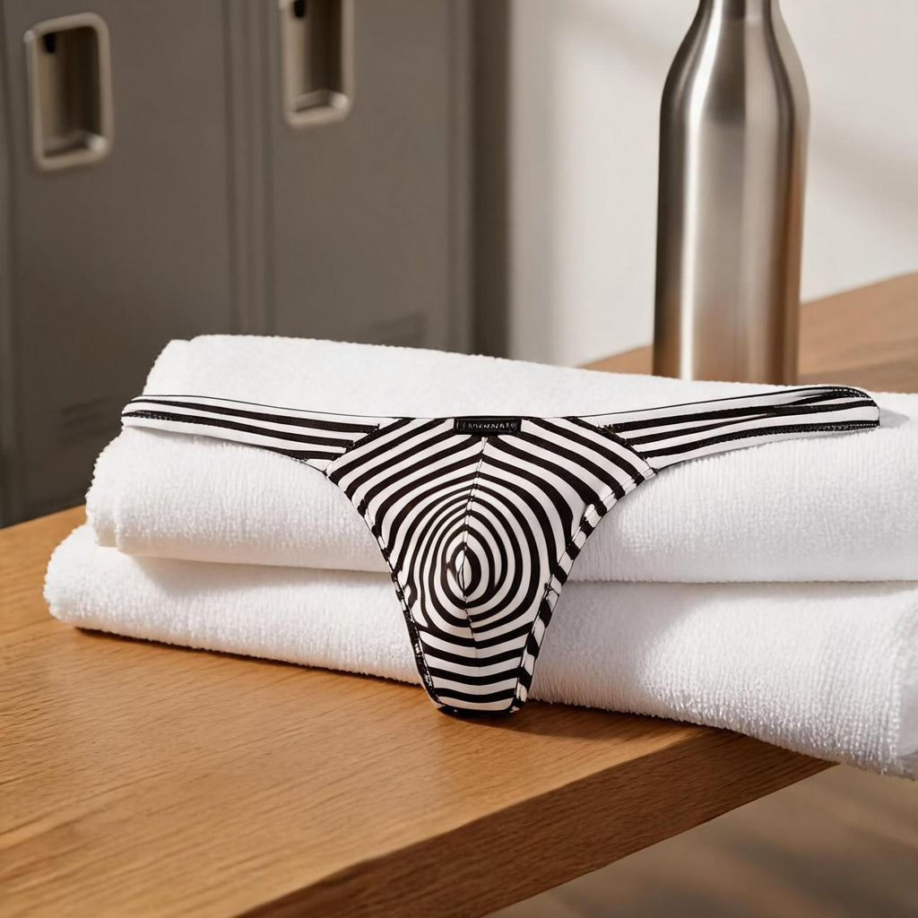 ZD【New Arrival Discount】Eye‑Catching Striped Breathable Slim‑Fit Men Thong