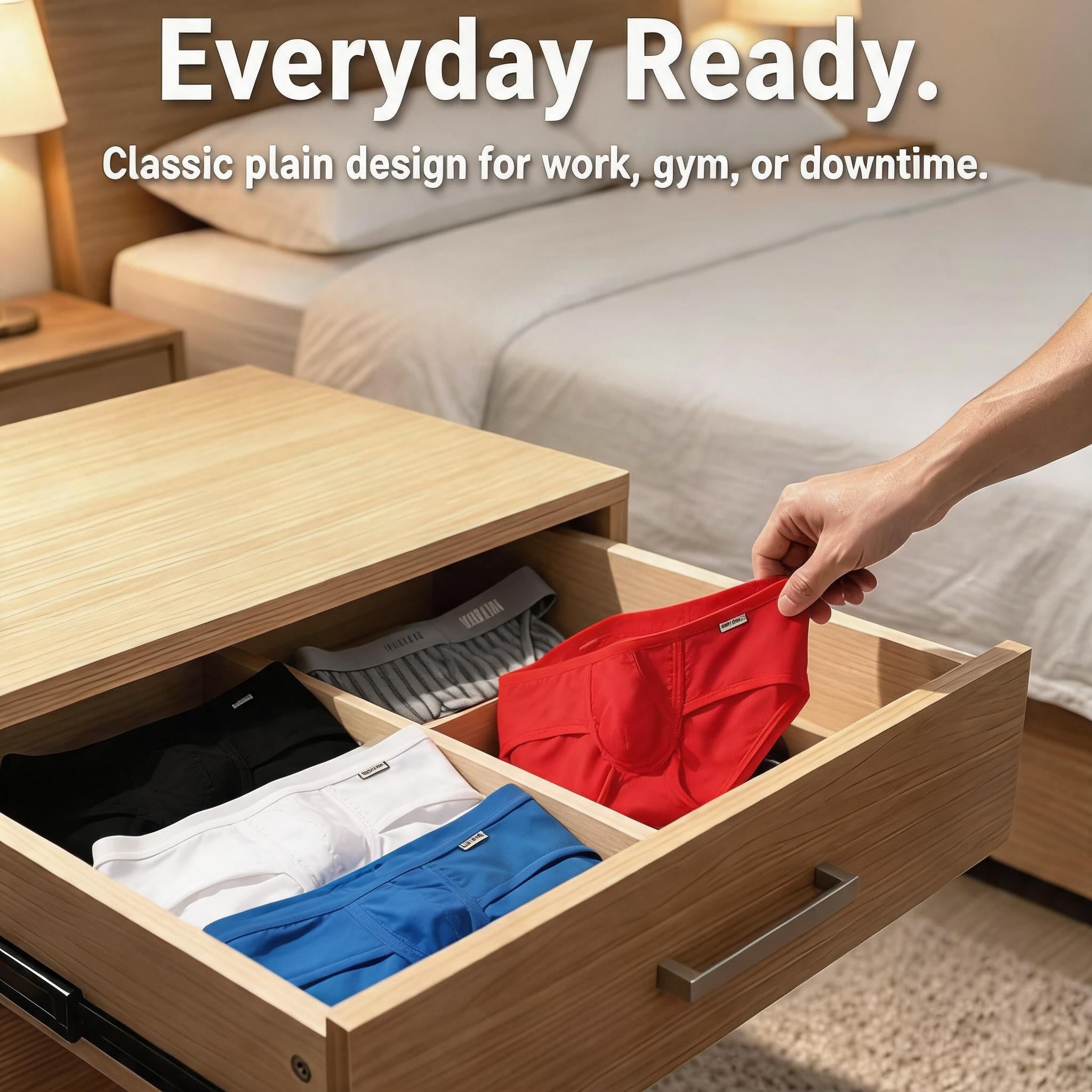 Separated Ergonomic Pouch Boxer Briefs