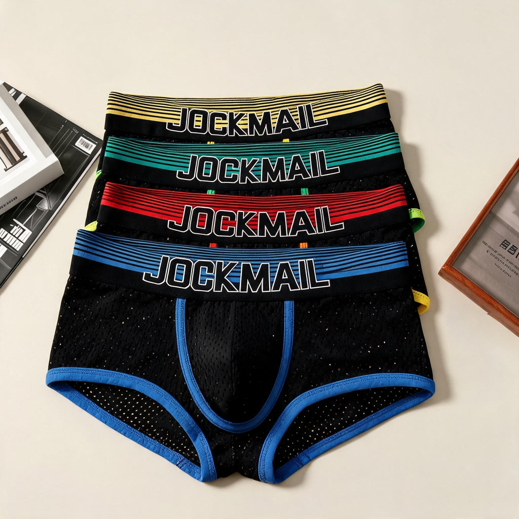 Sport Mesh Breathable Low Rise Boxer Briefs