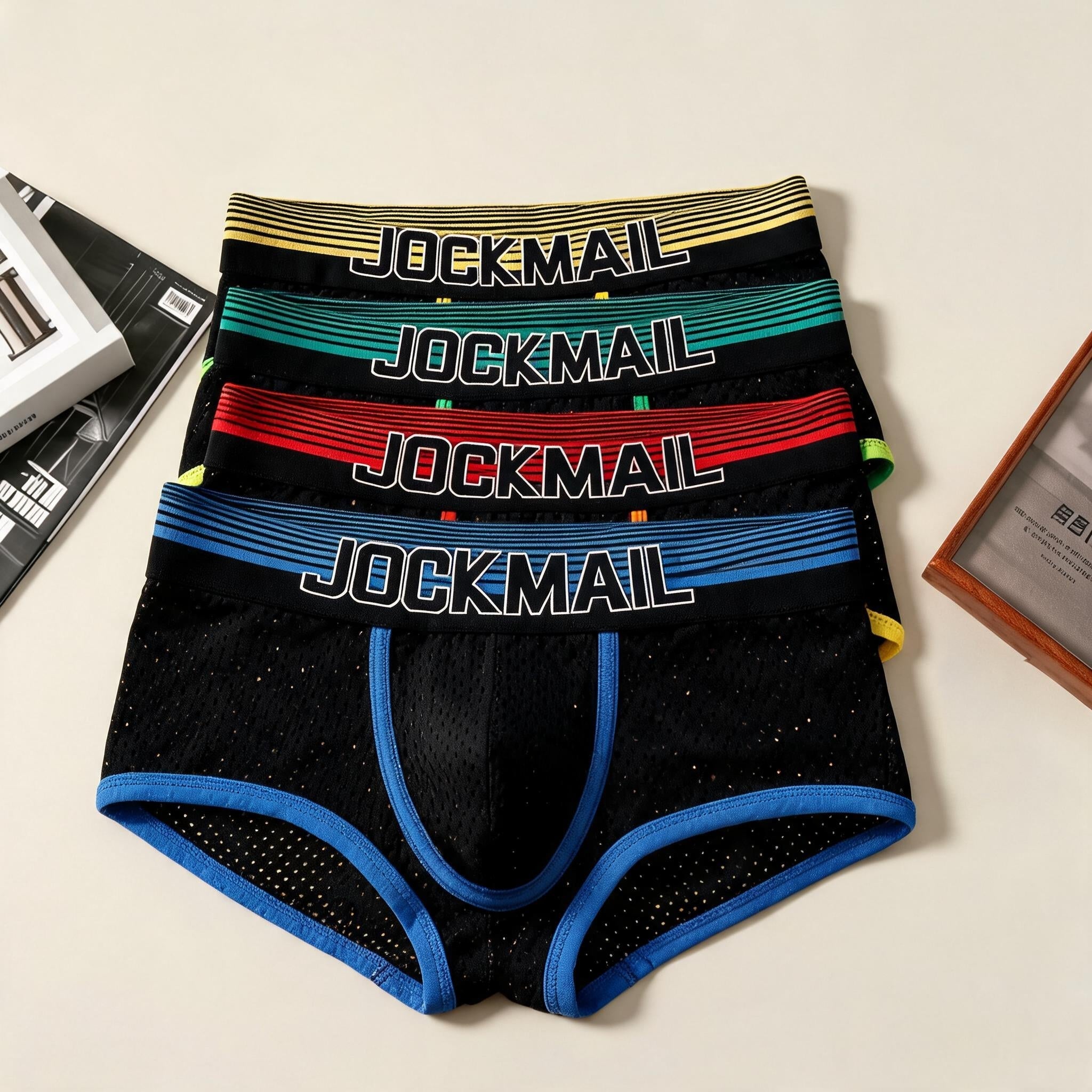 Sport Mesh Breathable Low Rise Boxer Briefs