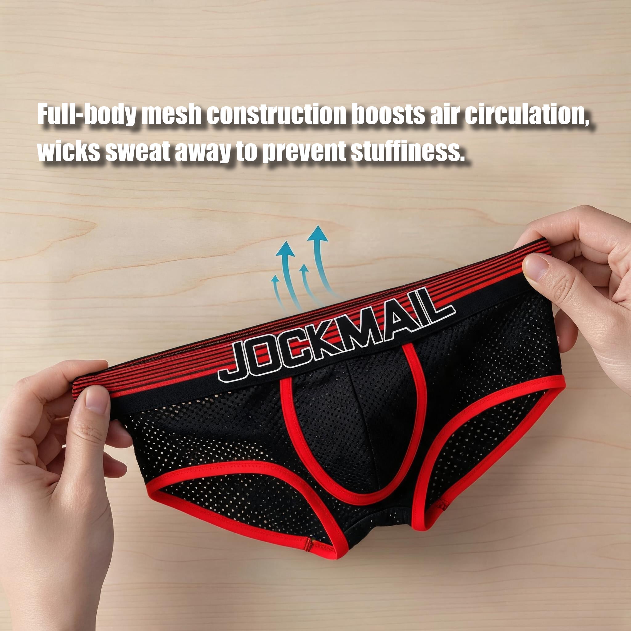 Sport Mesh Breathable Low Rise Boxer Briefs