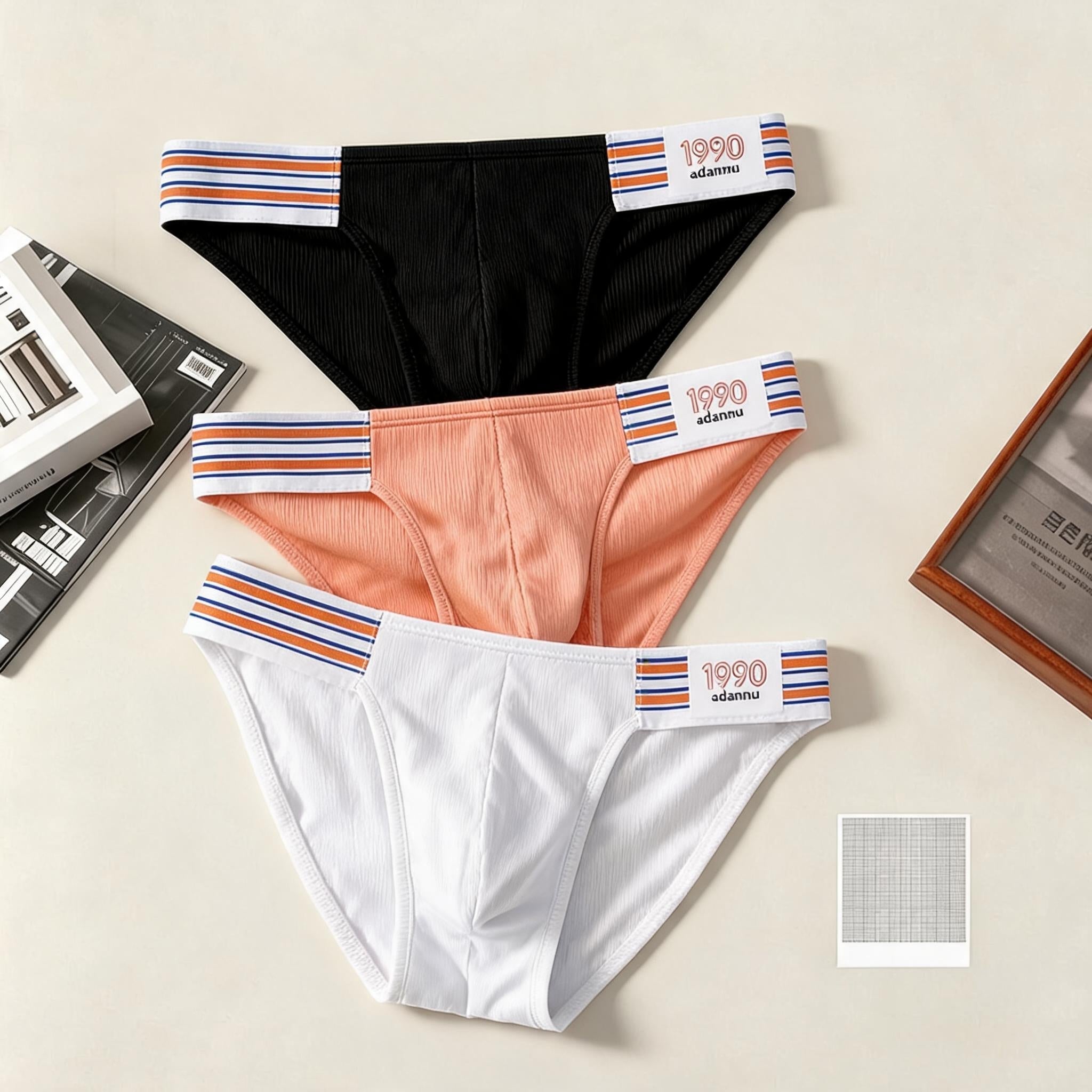 QS Pure Cotton Ribbed Sports Briefs