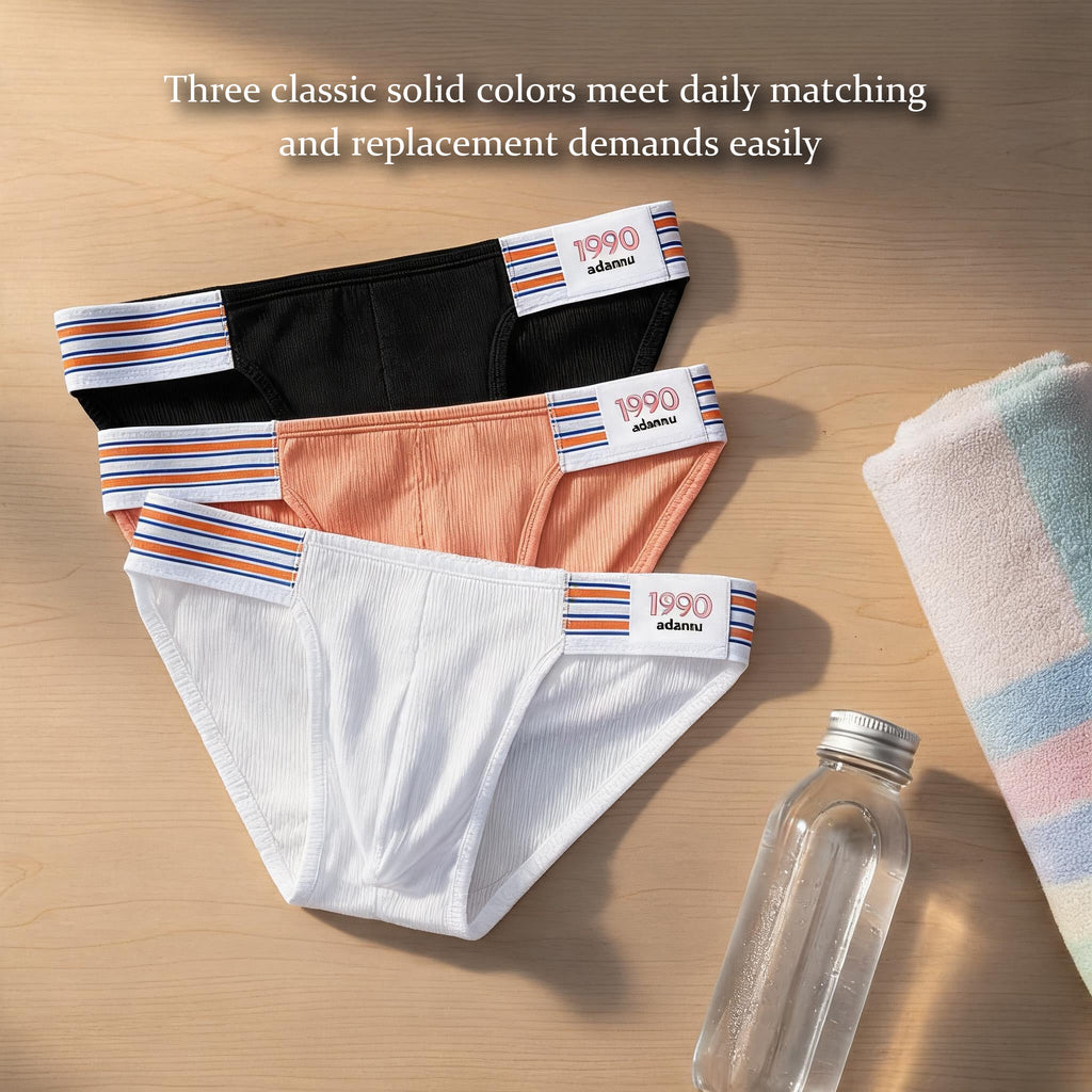 QS Pure Cotton Ribbed Sports Briefs