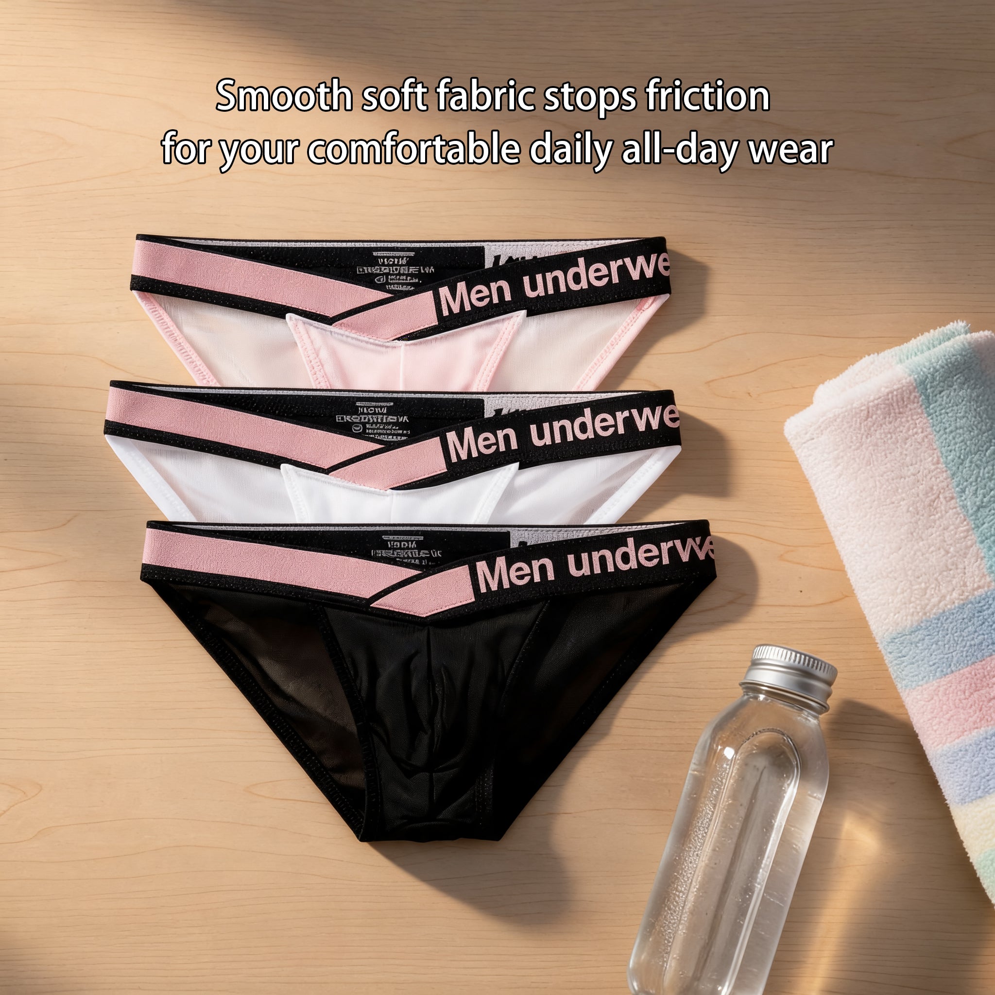 V-belt mesh briefs