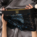 QS Sexy Leopard Mesh Breathable Boxer Shorts