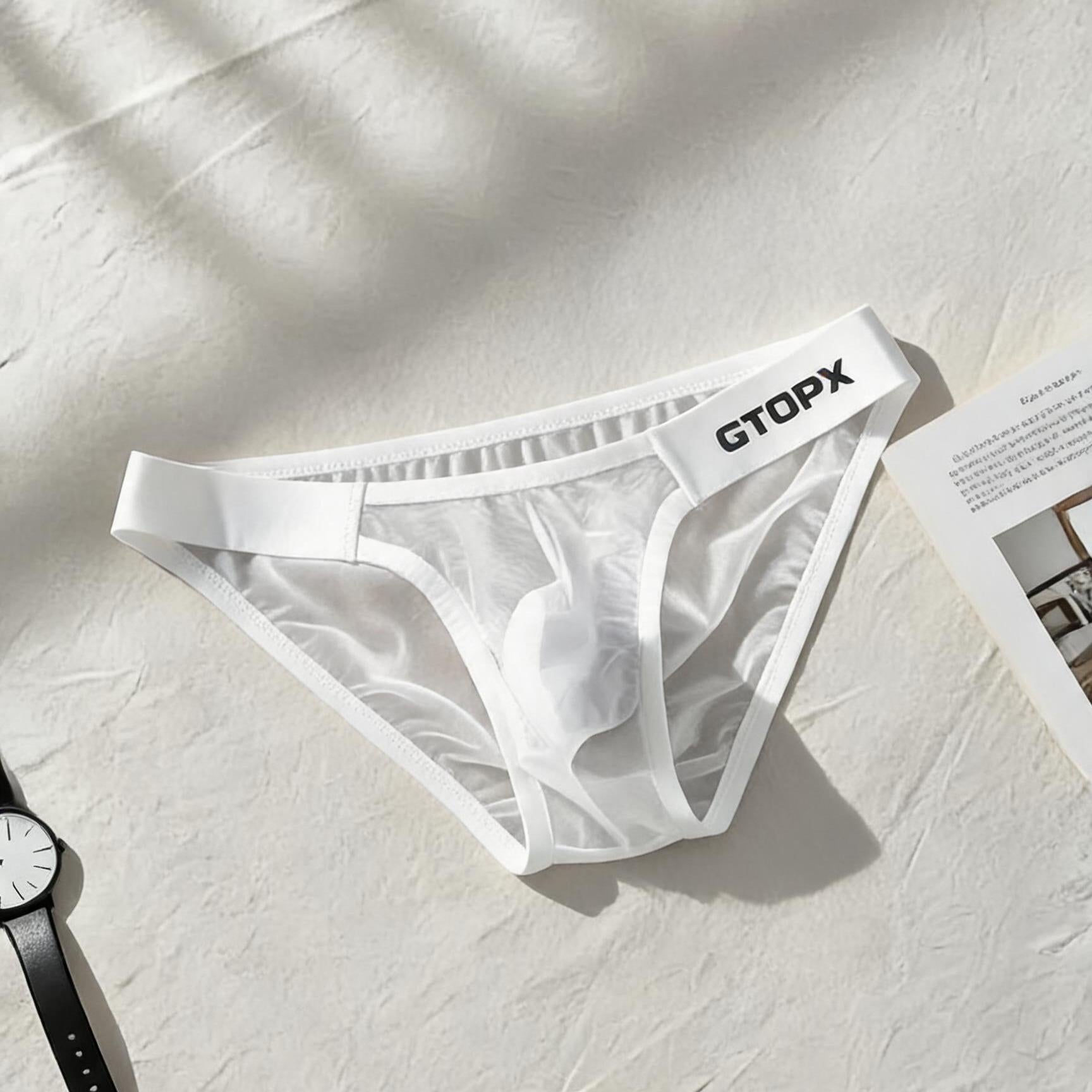 ZD【New Arrival】Ultra Thin Mesh Branded Underwear Show Your Charm