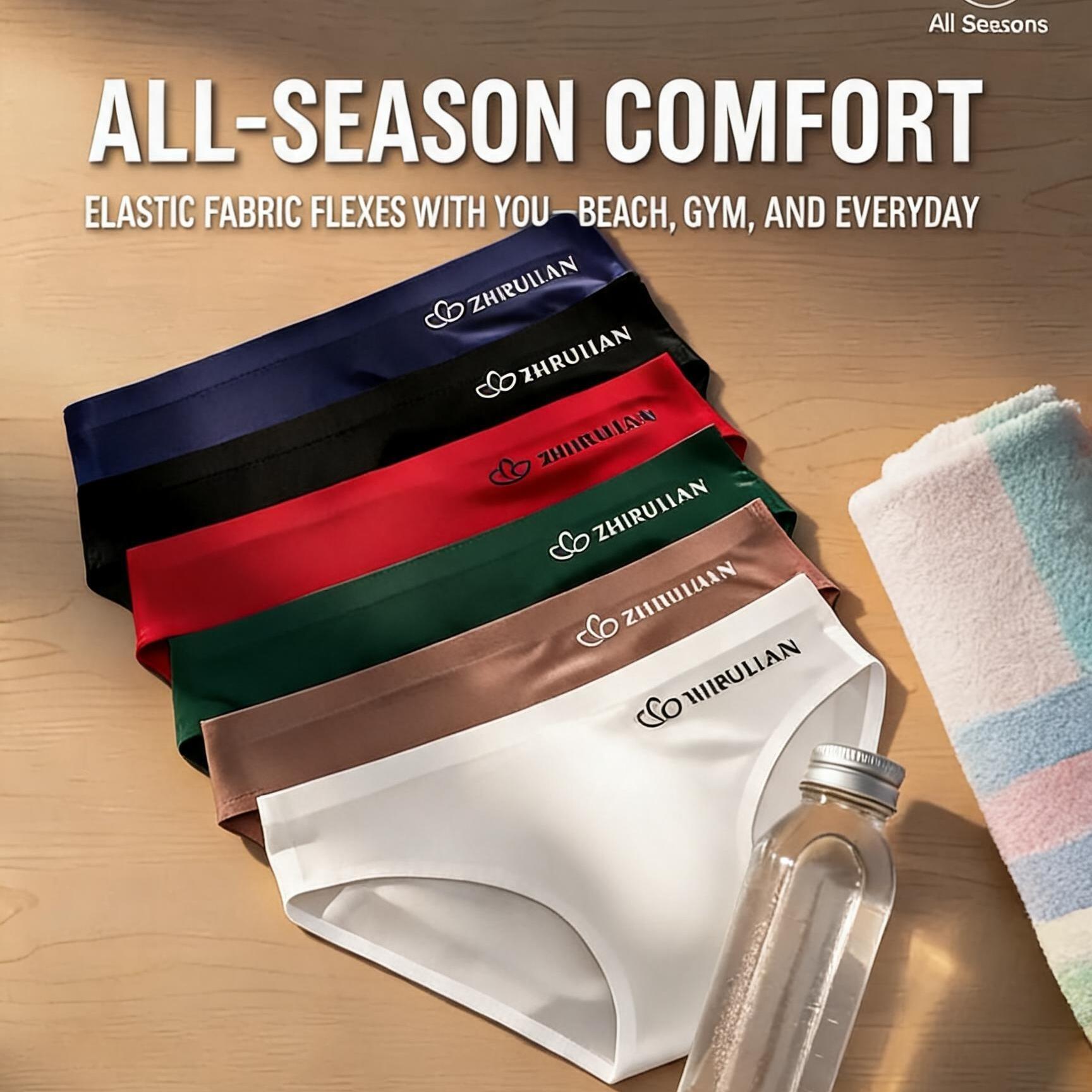 ZD【2026 Classic Upgrade】Milk Skin Zero-Feel One-piece Low Rise Briefs
