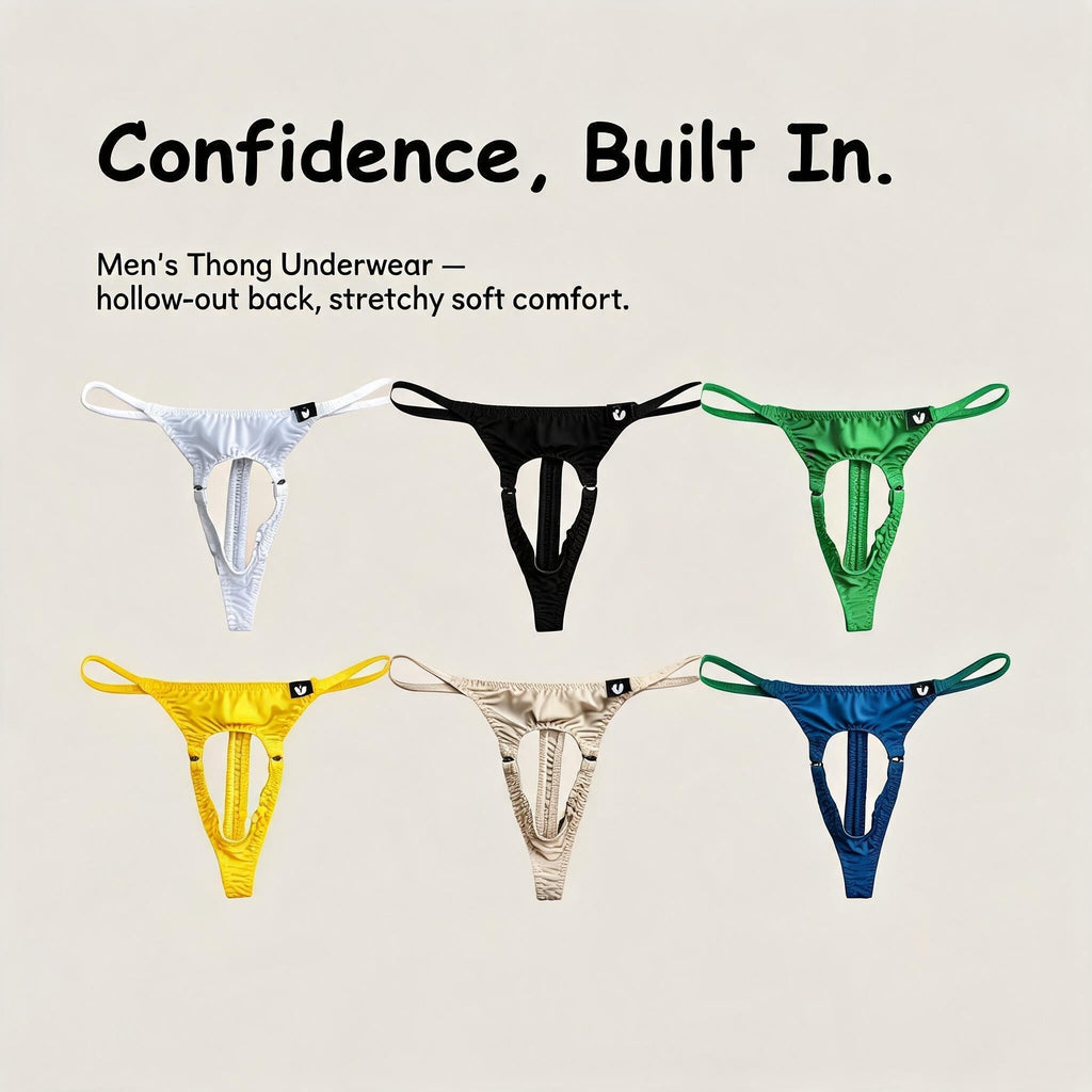 ZD Dual Strap Cutout Men Thong