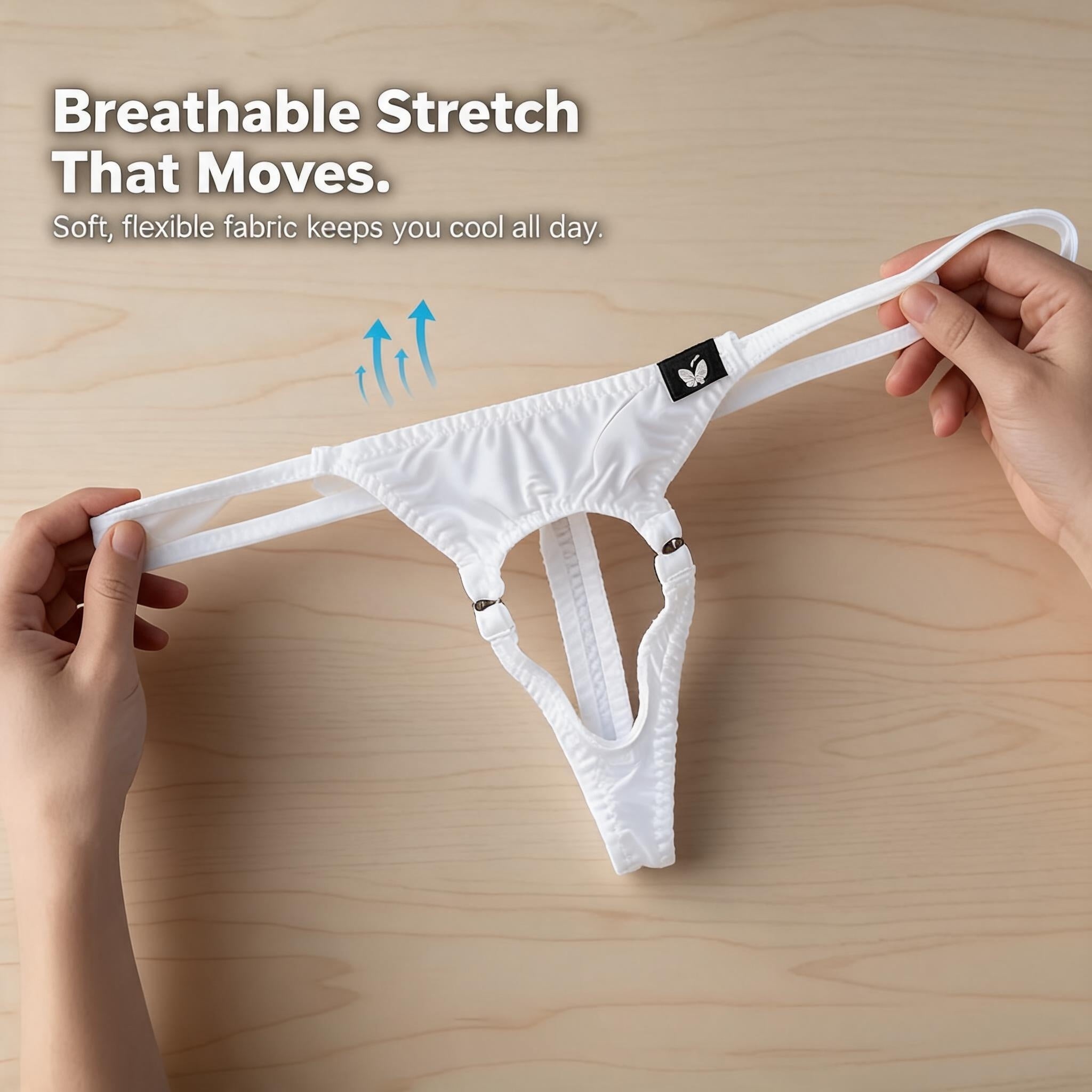 ZD Dual Strap Cutout Men Thong