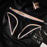 Rainbow-edged mesh breathable briefs