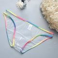 Rainbow Edge Mesh Briefs