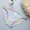 Rainbow Edge Mesh Briefs