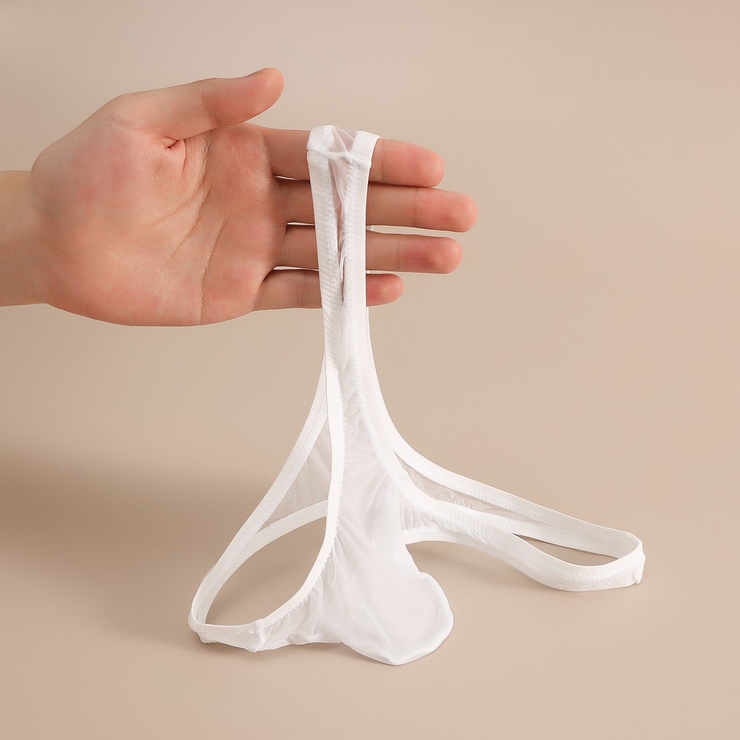 ZD  【Fan Benefit Item】Ultra-Thin Sheer Sexy Low Rise T-Back Fit Thong
