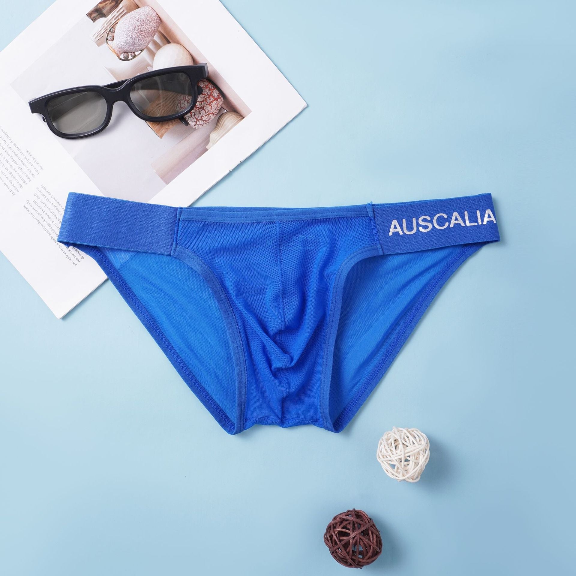ZD【New Arrival】Ultra Thin Mesh Branded Underwear Show Your Charm