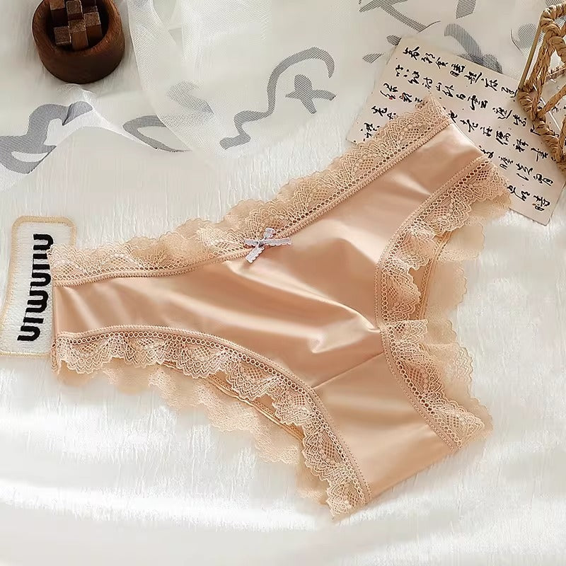 QS Silky Flowing Satin Briefs