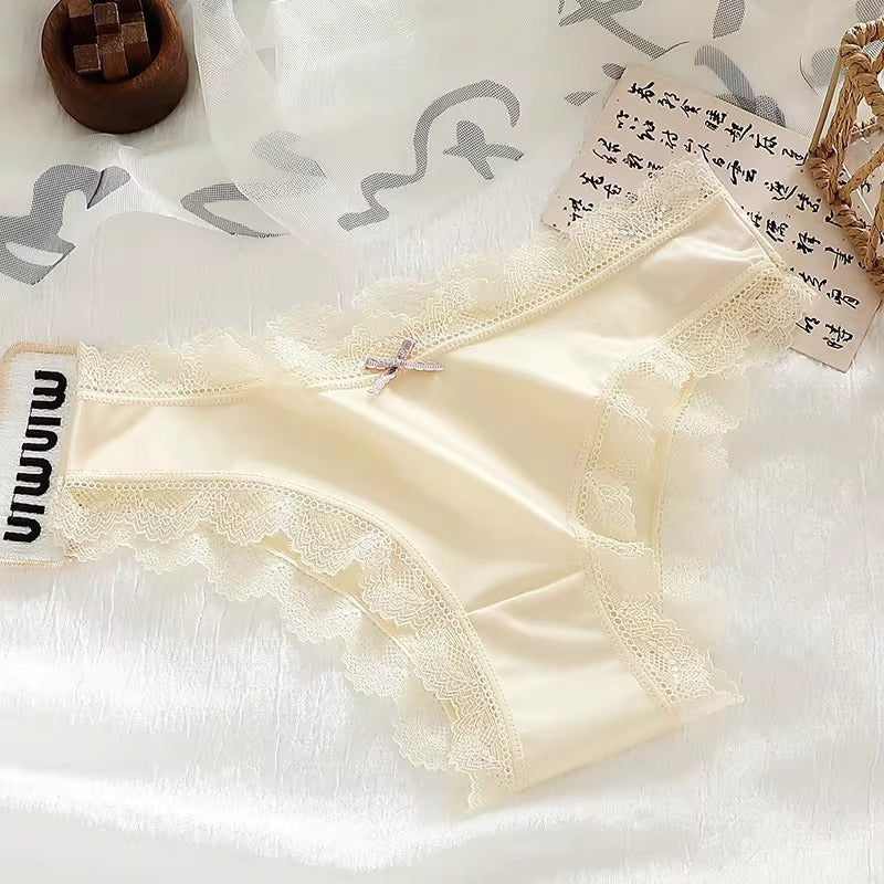 QS Silky Flowing Satin Briefs
