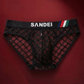 ZD【Limited Time Offer 】Grid Lace Wide Waistband Sporty Comfort Men's Underwear