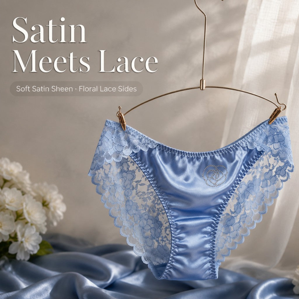 QS Camellia Silky Satin Briefs