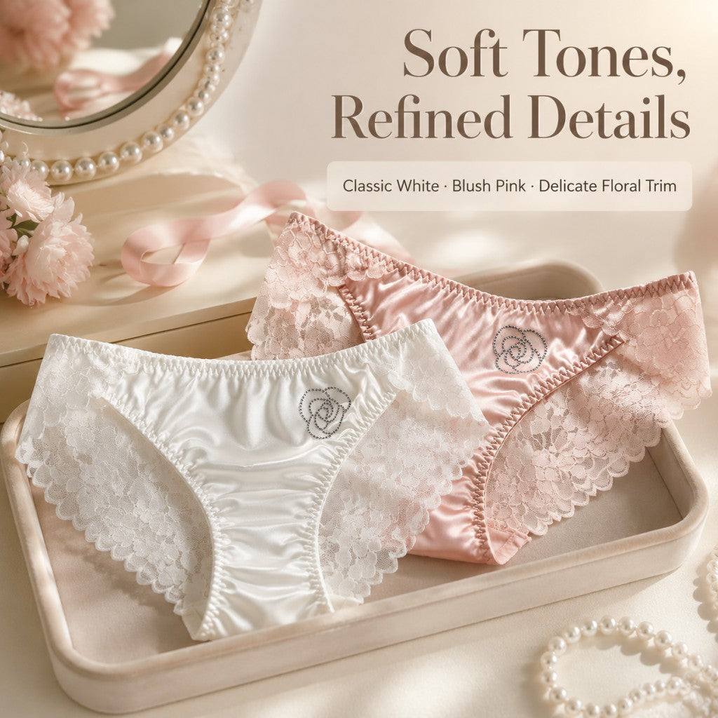 QS Camellia Silky Satin Briefs