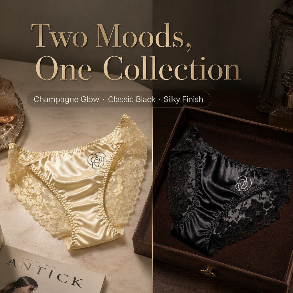 QS Camellia Silky Satin Briefs