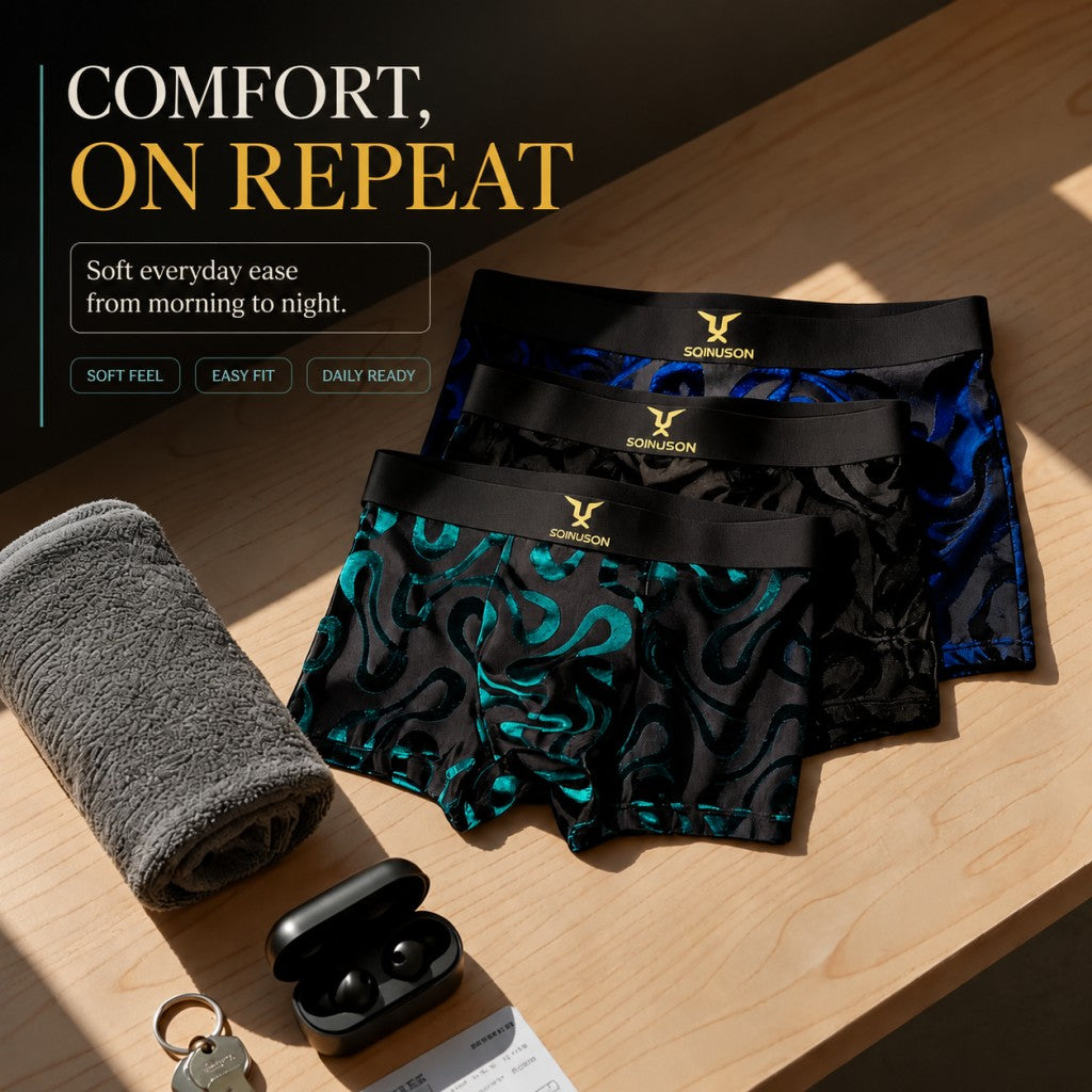 QS Sexy Breathable Mesh Boxer Shorts