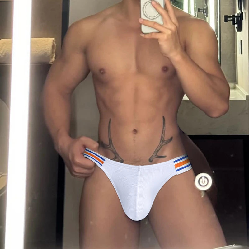 QS Pure Cotton Ribbed Sports Briefs